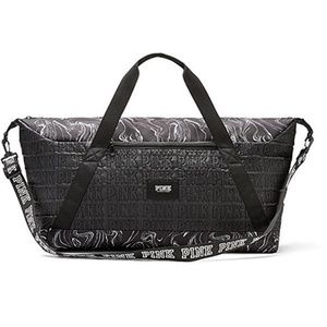 New Pink Marble Duffle